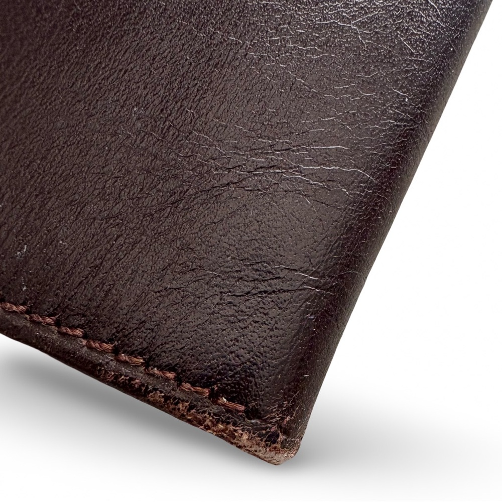 Loewe Dark Brown Leather Long Bifold Wallet - Picture 8 of 9